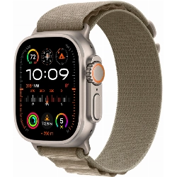Apple Watch Ultra 2 GPS + Cellular, 49 мм, корпус из титана, ремешок Alpine оливкового цвета, размер S